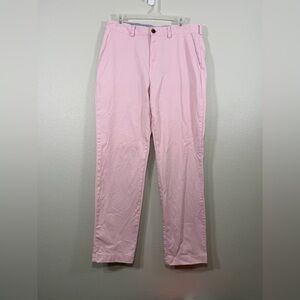 Brooks Brothers Clark Pants Light Pink Chino Golf Party Sport Men Size 34/32